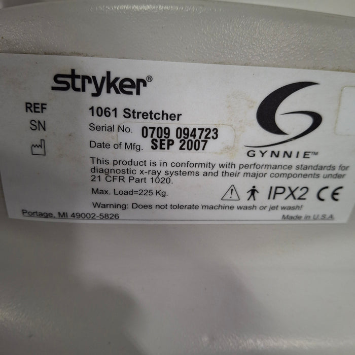 Stryker Stryker 1061 Stretcher Beds & Stretchers reLink Medical