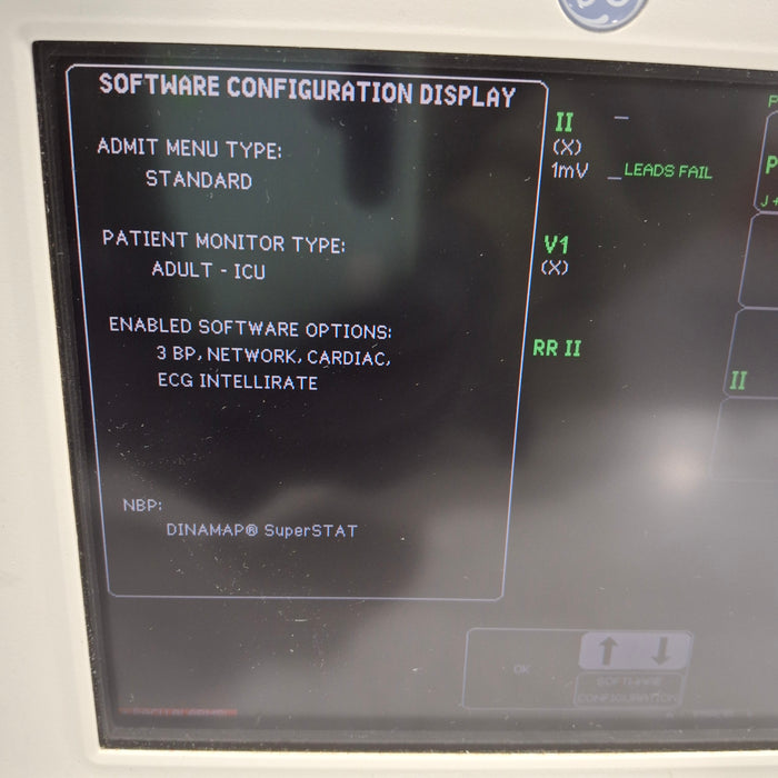 GE Healthcare Dash 3000 - GE/Nellcor SpO2 Patient Monitor