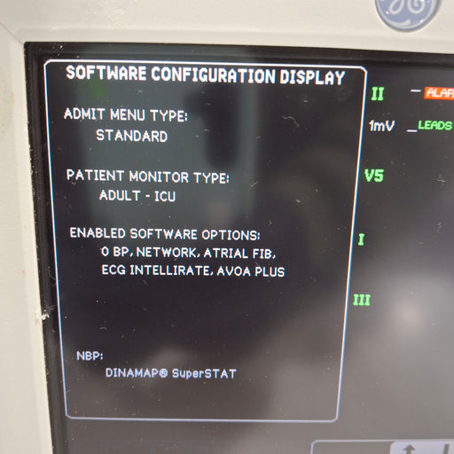 GE Healthcare GE Healthcare Dash 3000 - GE/Nellcor SpO2 Patient Monitor Patient Monitors reLink Medical