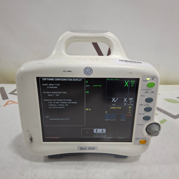 GE Healthcare GE Healthcare Dash 3000 - Masimo SpO2 Patient Monitor Patient Monitors reLink Medical