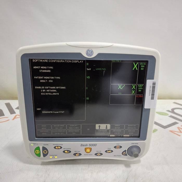 GE Healthcare GE Healthcare Dash 5000 - Masimo SpO2 Patient Monitor Patient Monitors reLink Medical