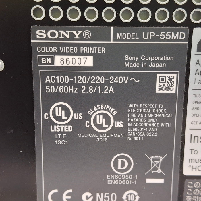 Sony Sony UP-55MD Color Imager / Printer Ultrasound reLink Medical