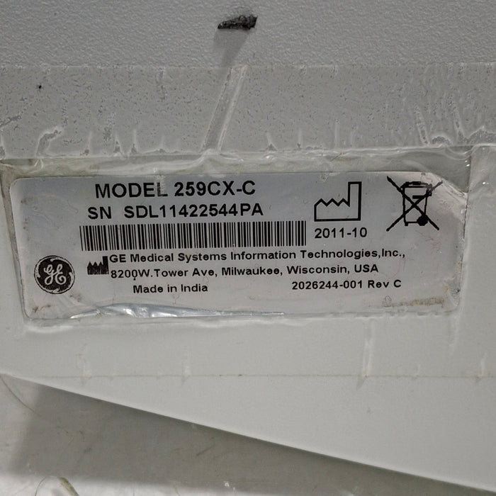 GE Healthcare GE Healthcare Corometrics 250cx Series Model 259cx-c Fetal Monitor Patient Monitors reLink Medical