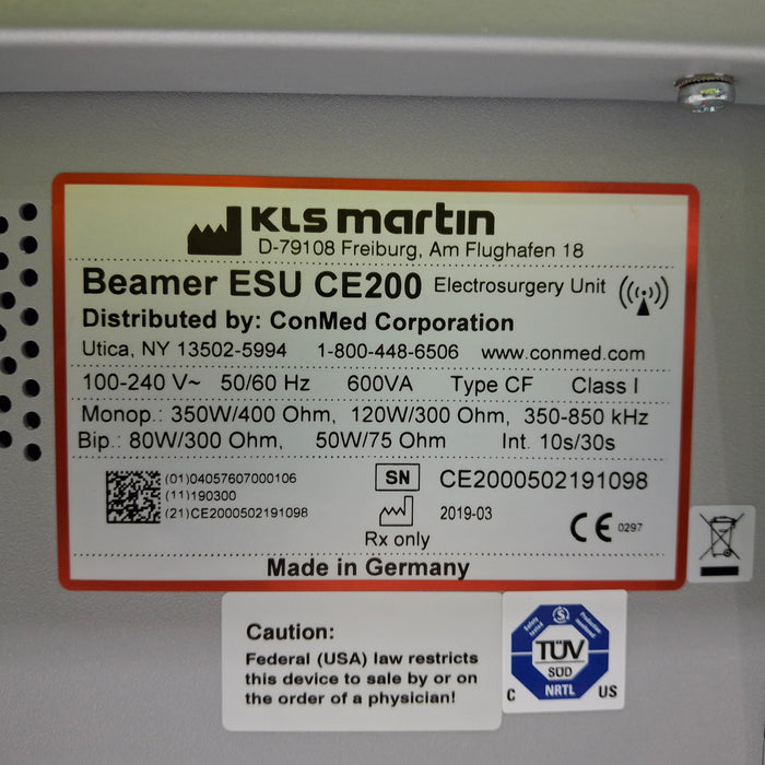 ConMed ConMed Beamer Endoscopic Electrosurgical System Electrosurgical Units reLink Medical