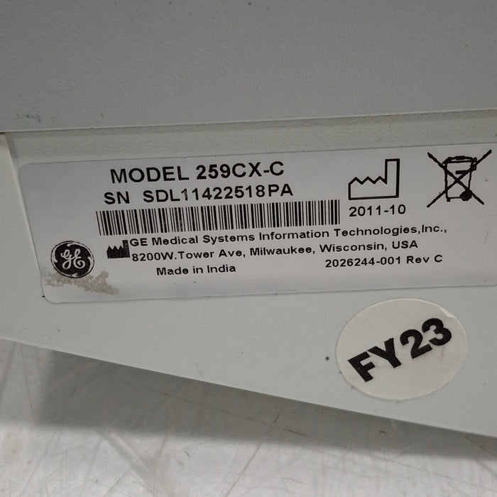 GE Healthcare GE Healthcare Corometrics 250cx Series Model 259cx-c Fetal Monitor Patient Monitors reLink Medical