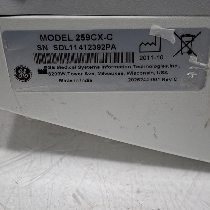 GE Healthcare GE Healthcare Corometrics 250cx Series Model 259cx-c Fetal Monitor Patient Monitors reLink Medical