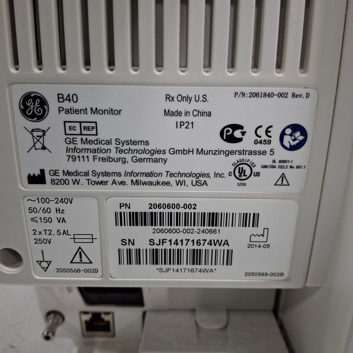 GE Healthcare GE Healthcare B40 Patient Monitor Patient Monitors reLink Medical