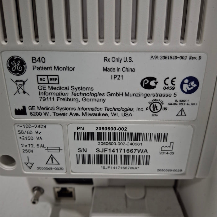 GE Healthcare GE Healthcare B40 Patient Monitor Patient Monitors reLink Medical