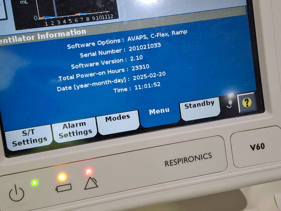 Philips Philips Respironics V60 BiPAP Ventilator Respiratory reLink Medical