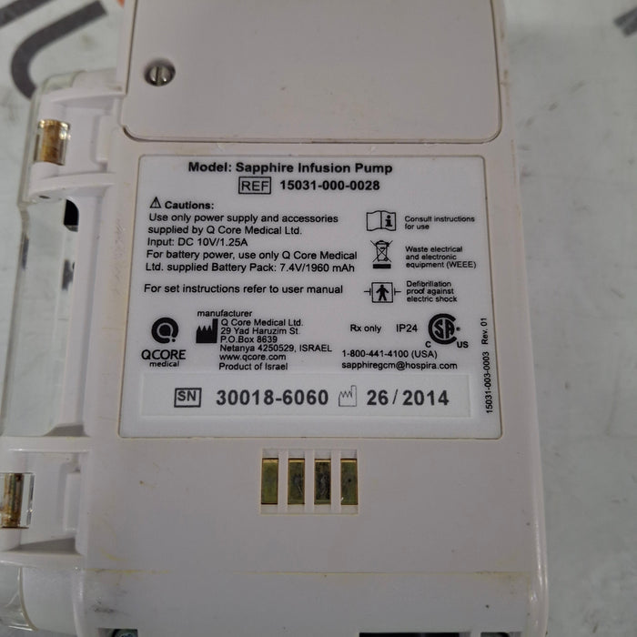QCore Medical QCore Medical Sapphire Multi-Therapy Infusion Pump Infusion Pump reLink Medical