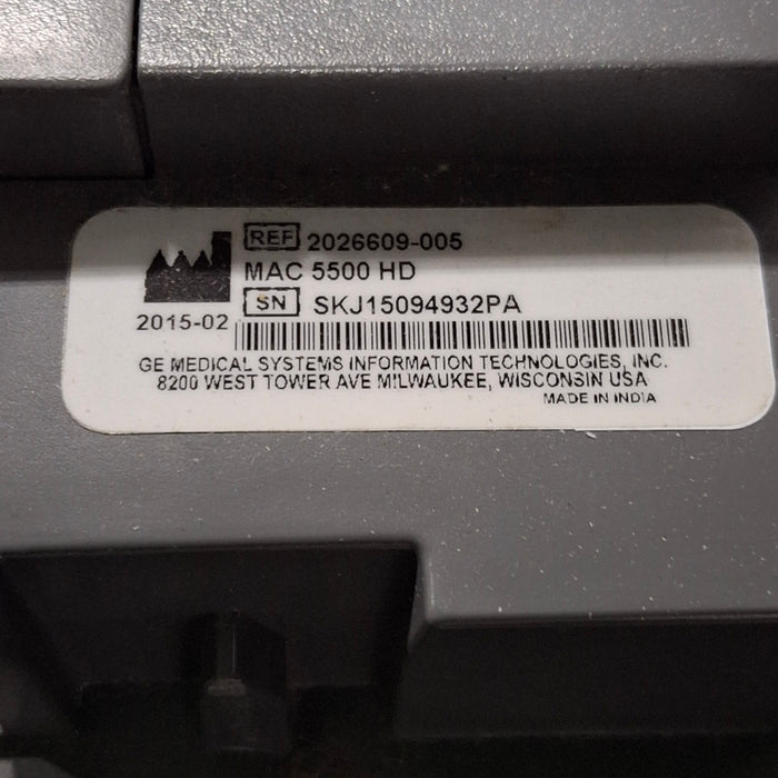 GE Healthcare GE Healthcare MAC 5500 HD ECG without CAM Module Cardiology reLink Medical