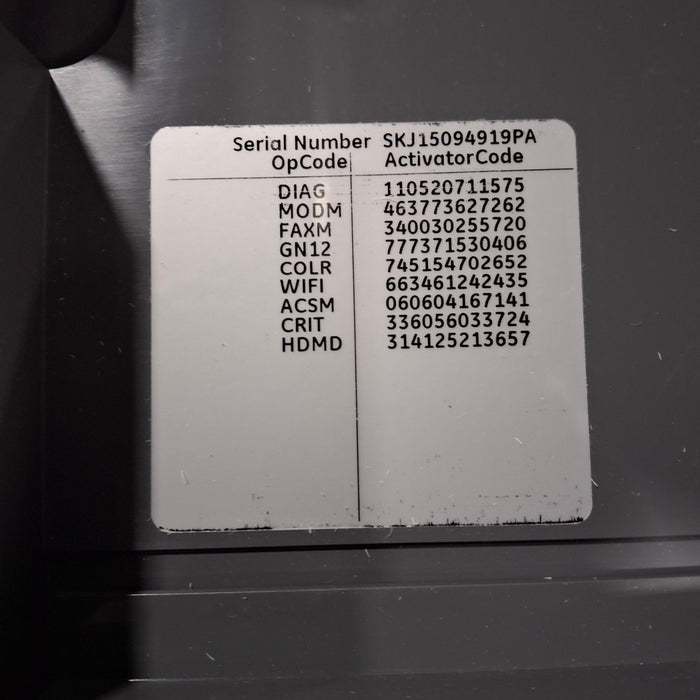 GE Healthcare MAC 5500 HD ECG without CAM Module