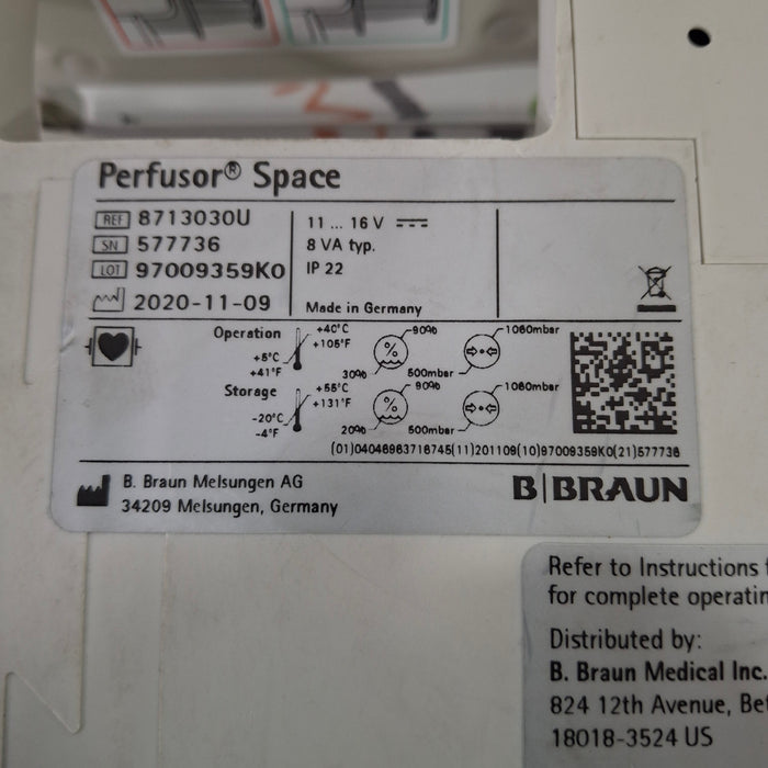 B. Braun B. Braun Perfusor Space Syringe Pump Infusion Pump reLink Medical