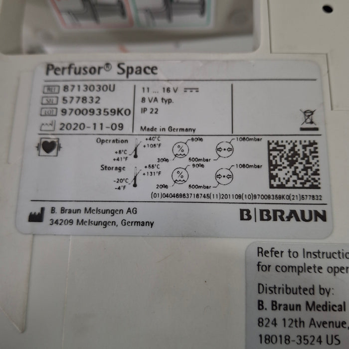 B. Braun B. Braun Perfusor Space Syringe Pump Infusion Pump reLink Medical
