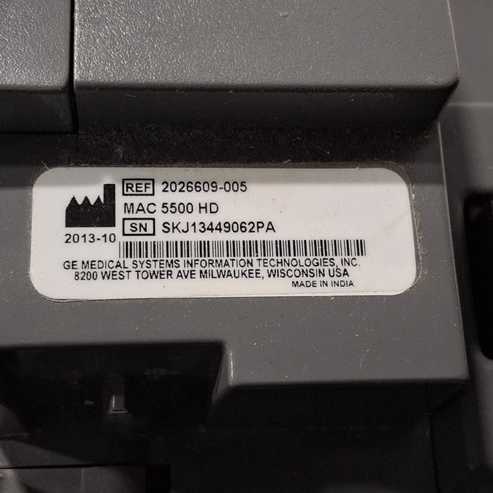 GE Healthcare GE Healthcare MAC 5500 HD ECG without CAM Module Cardiology reLink Medical