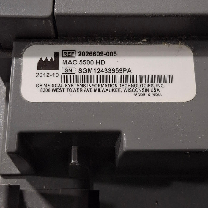 GE Healthcare GE Healthcare MAC 5500 HD ECG without CAM Module Cardiology reLink Medical