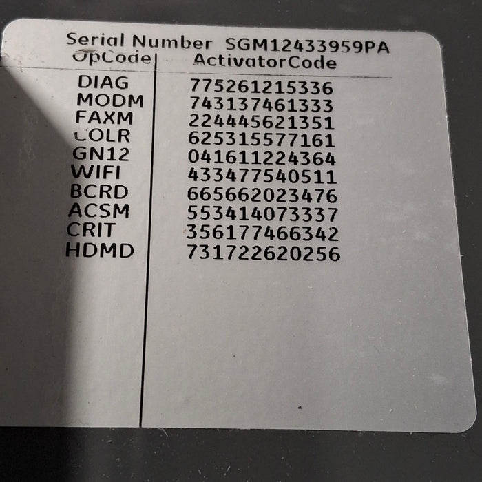 GE Healthcare GE Healthcare MAC 5500 HD ECG without CAM Module Cardiology reLink Medical