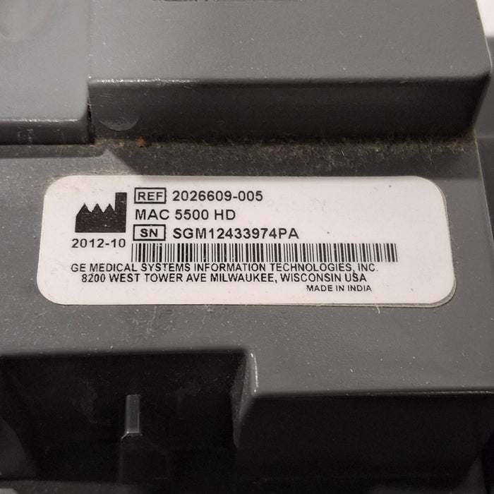 GE Healthcare GE Healthcare MAC 5500 HD ECG without CAM Module Cardiology reLink Medical