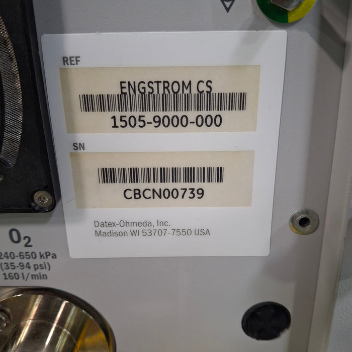 GE Healthcare GE Healthcare Engstrom Carestation Ventilator Respiratory reLink Medical