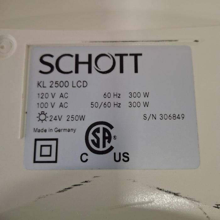 SCHOTT SCHOTT Leica KL2500 LCD HALOGEN COLD LIGHT SOURCES Lab Microscopes reLink Medical