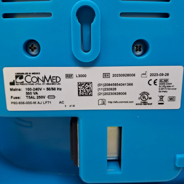 ConMed ConMed L3000 Battery Charger Surgical Power Instruments reLink Medical