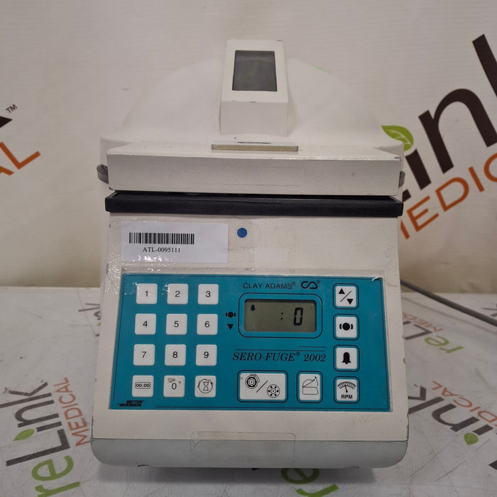Clay Adams 420352 Sero-fuge 2002 2-Speed Centrifuge
