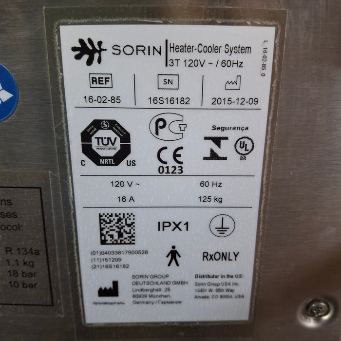 Sorin Group USA, Inc. 16-02-85 Heater-Cooler System