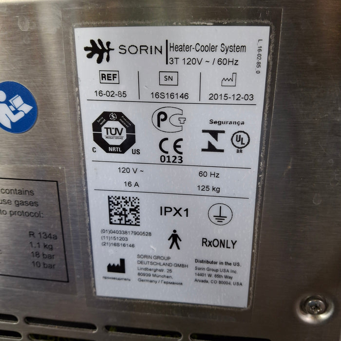 Sorin Group USA, Inc. 16-02-85 Heater-Cooler System