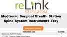 Medtronic Medtronic Stealth Station Orthopedic Spine Awl Probe Tap System Surgical Sets reLink Medical