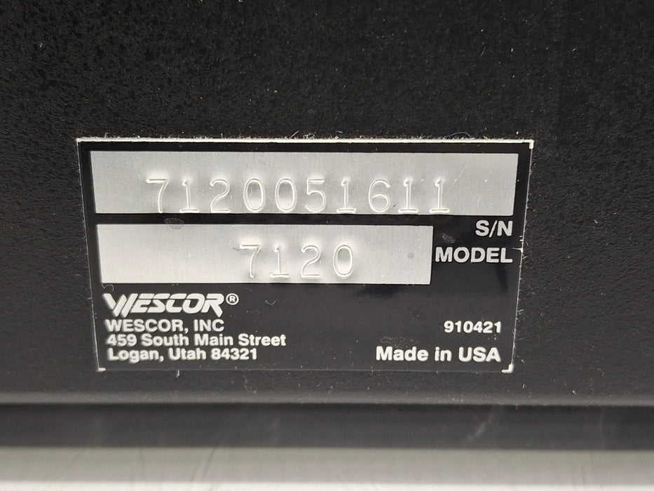 Wescor 7120 Aerospray Hematology Slide Stainer Cytocentrifuge