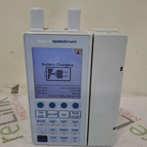 Baxter Baxter Sigma Spectrum 6.05.14 with A/B/G/N Battery Infusion Pump Infusion Pump reLink Medical