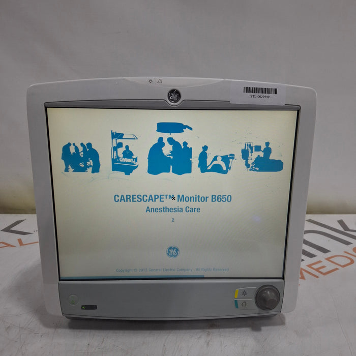 GE Healthcare GE Healthcare Carescape B650 Anesthesia Care Patient Monitor Patient Monitors reLink Medical
