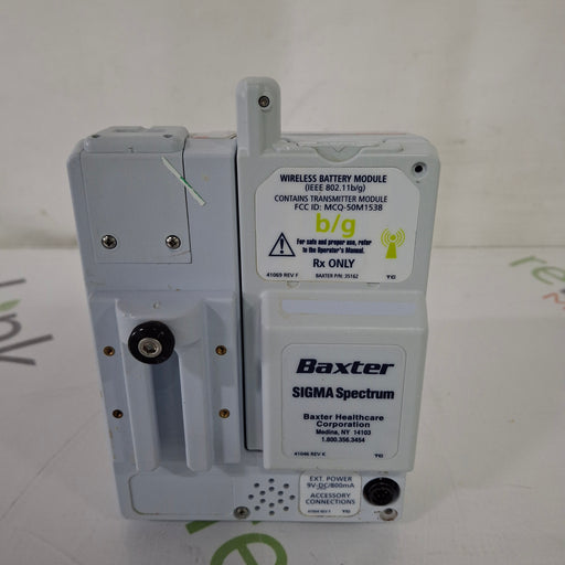 Baxter Baxter Sigma Spectrum with B/G Battery Infusion Pump Infusion Pump reLink Medical