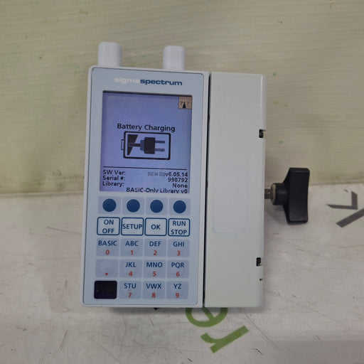 Baxter Baxter Sigma Spectrum 6.05.14 with A/B/G/N Battery Infusion Pump Infusion Pump reLink Medical