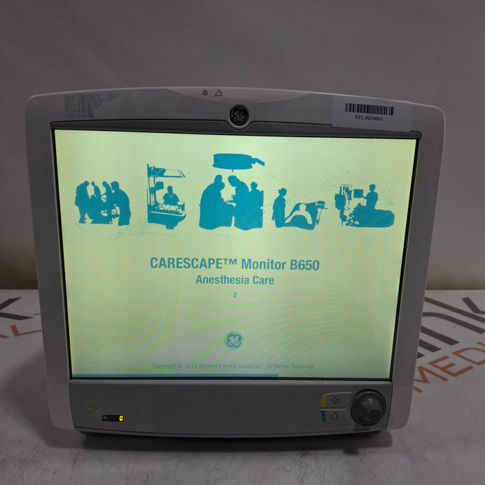 GE Healthcare GE Healthcare Carescape B650 Anesthesia Care Patient Monitor Patient Monitors reLink Medical