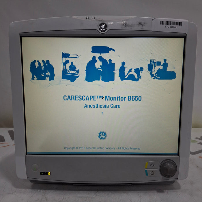 GE Healthcare GE Healthcare Carescape B650 Anesthesia Care Patient Monitor Patient Monitors reLink Medical