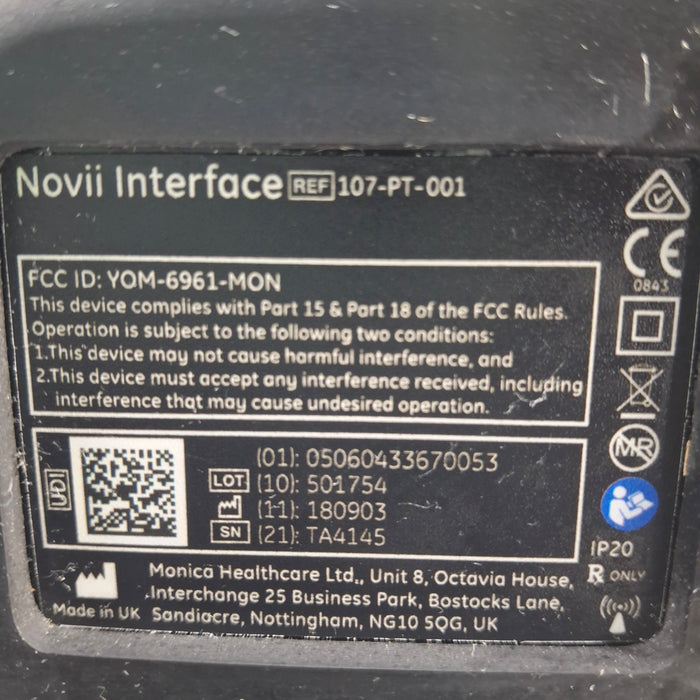 Monica Healthcare Limited Monica Healthcare Limited 107-PT-001 Fetal Monitor Patient Monitors reLink Medical