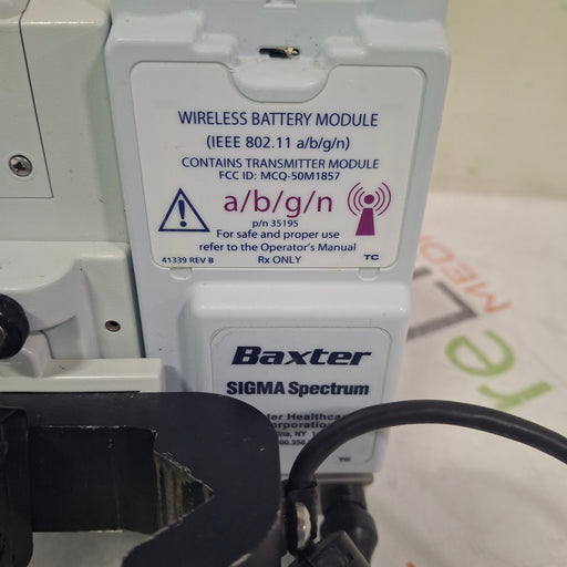 Baxter Baxter Sigma Spectrum 6.05.14 with A/B/G/N Battery Infusion Pump Infusion Pump reLink Medical