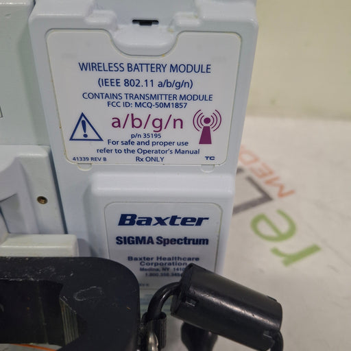 Baxter Baxter Sigma Spectrum 6.05.14 with A/B/G/N Battery Infusion Pump Infusion Pump reLink Medical