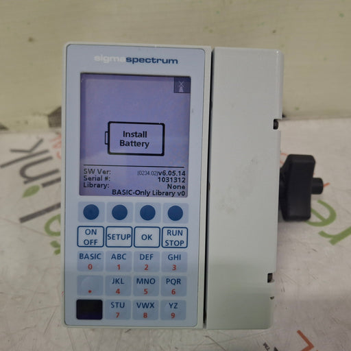 Baxter Baxter Sigma Spectrum 6.05.14 without Battery Infusion Pump Infusion Pump reLink Medical