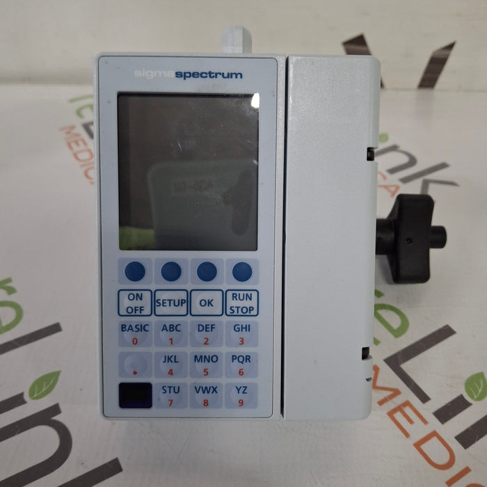 Baxter Baxter Sigma Spectrum 8.01.00 with B/G Battery Infusion Pump Infusion Pump reLink Medical
