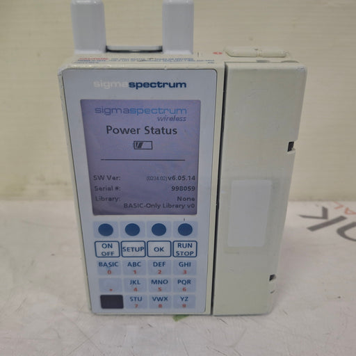 Baxter Baxter Sigma Spectrum 6.05.14 with A/B/G/N Battery Infusion Pump Infusion Pump reLink Medical