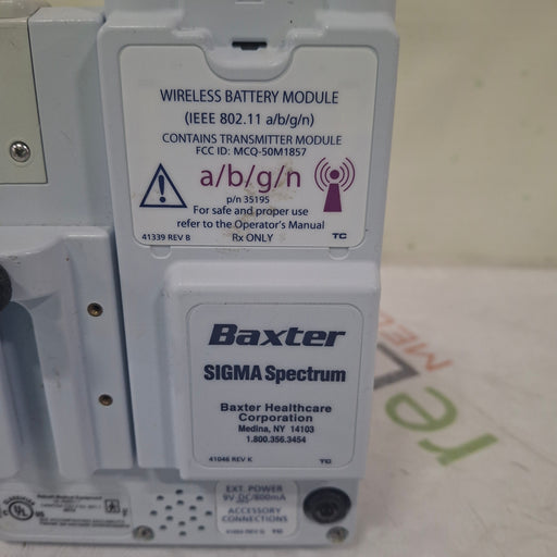 Baxter Baxter Sigma Spectrum 6.05.14 with A/B/G/N Battery Infusion Pump Infusion Pump reLink Medical