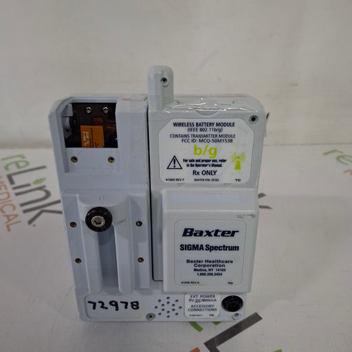 Baxter Baxter Sigma Spectrum with B/G Battery Infusion Pump Infusion Pump reLink Medical