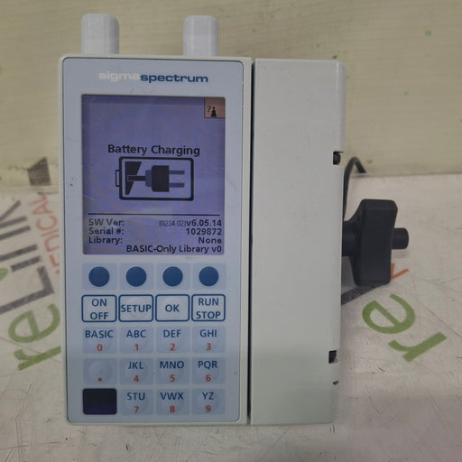 Baxter Baxter Sigma Spectrum 6.05.14 with A/B/G/N Battery Infusion Pump Infusion Pump reLink Medical