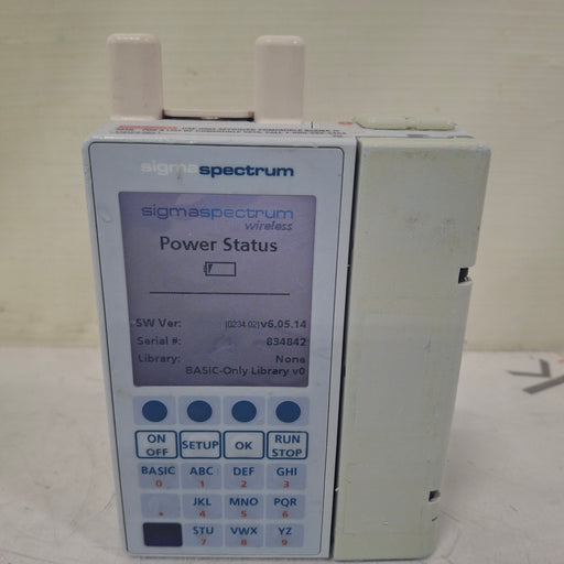 Baxter Baxter Sigma Spectrum 6.05.14 with A/B/G/N Battery Infusion Pump Infusion Pump reLink Medical