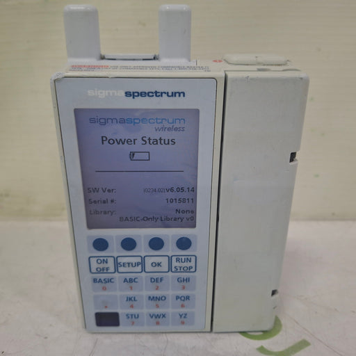 Baxter Baxter Sigma Spectrum 6.05.14 with A/B/G/N Battery Infusion Pump Infusion Pump reLink Medical