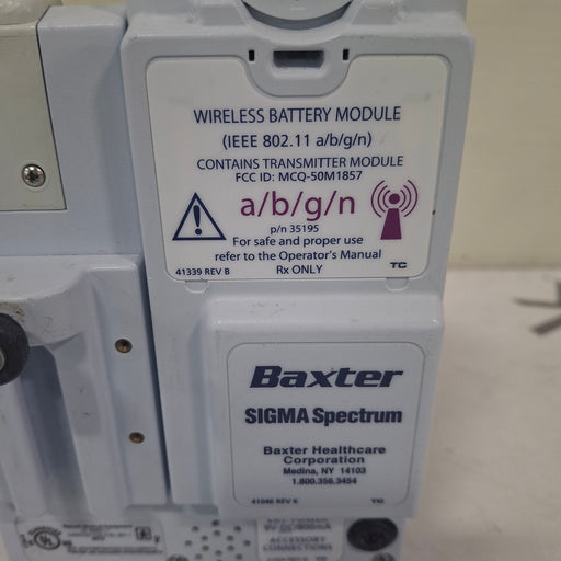 Baxter Baxter Sigma Spectrum 6.05.14 with A/B/G/N Battery Infusion Pump Infusion Pump reLink Medical