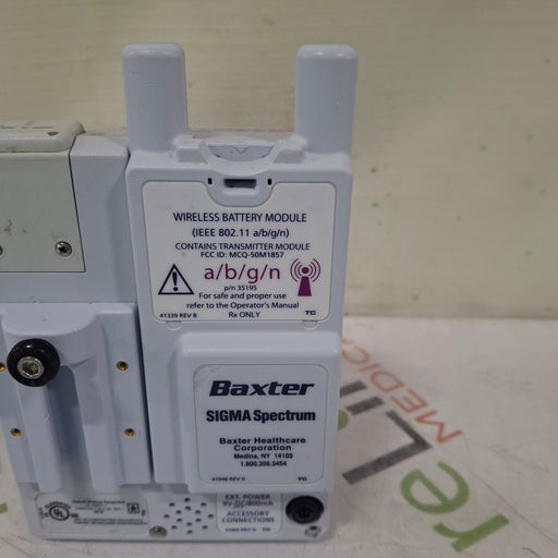 Baxter Baxter Sigma Spectrum 6.05.14 with A/B/G/N Battery Infusion Pump Infusion Pump reLink Medical