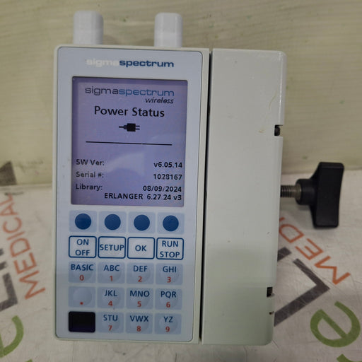 Baxter Baxter Sigma Spectrum 6.05.14 with A/B/G/N Battery Infusion Pump Infusion Pump reLink Medical